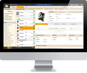 Interface logiciel OpenSafe sur ordinateur iMac