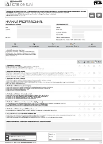 Fiche de suivi pro