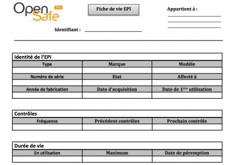 Différence entre une fiche de contrôle et fiche de vie