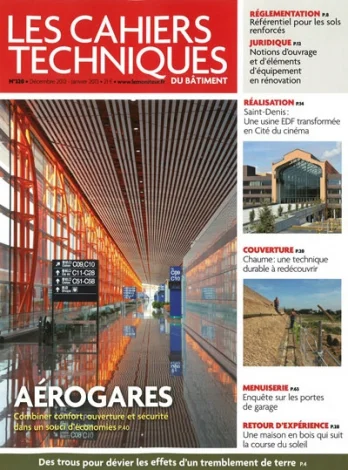 Couverture du numéro 320 des Cahiers Techniques du Bâtiment