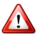 Symbole avertissement importance sauvegarde données externalisée